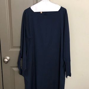Navy Blue Lafayette 148 dress